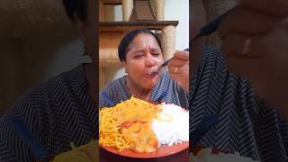 mukbang 😱comendomuito estrogonofe salxixa macarrão arroz vídeo inteiro na página do canal [upl. by Yesnikcm]