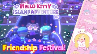 Friendship Festival to celebrate the Islands Anniversary hellokittyislandadventure sanrio [upl. by Zumstein]