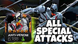 Antivenom  All Special Attacks  Marvel Contest of Champions [upl. by Ahtnammas]