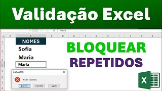 Evitar Cadastros Duplicados em Coluna Excel  JEITO SIMPLES [upl. by Comyns371]