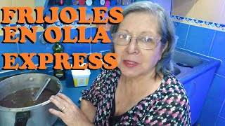 Como hacer frijoles negros en Olla Express Aprende a usar la Olla Express sin riesgos [upl. by Eolande590]