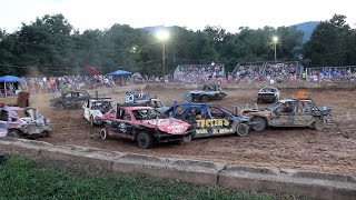 Built Compacts Demo Derby Craig County Summer Derby 81024 [upl. by Aihsaei]