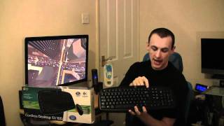 Review Logitech Cordless Desktop EX100 [upl. by Baskett]