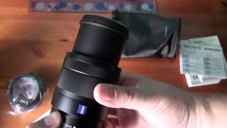 Unboxing Sony Carl Zeiss VarioTessar T E 1670mm F4 ZA OSS Lens SEL1670Z [upl. by Aniad163]