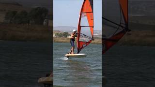 Foiling foil windsurfing foiling fun new hobby [upl. by Anelac]