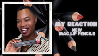 UNBOXING NEW MAC COSMETICS LIP LINERS AND MY REACTION [upl. by Arihsaj907]