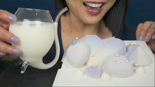 MOUSSE CAKE SOFT ASMR EATING SOUNDS NO TALKING  SASASMR [upl. by Berard989]