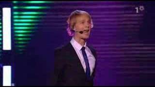 Melodifestivalen 2008  Björn Gustafsson läser en dikt [upl. by Hplar]