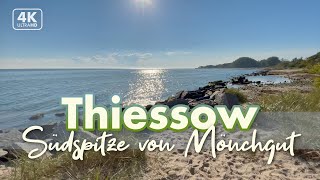 Thiessow am südlichsten Strand von Mönchgut  Rügen Urlaub 2021 4K Walk [upl. by Derinna]