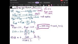 Covering all aspects of Nernst equation with 5 problems [upl. by Magen]