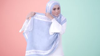 5 GAYA CANTIK – CARA PAKAI TUDUNG BAWAL SEPERTI SHAWL PALING SIMPLE – QotrunNada [upl. by Romilda452]