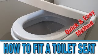 How to fit a new toilet seat  Tutorial  DIY Hacks [upl. by Wampler]