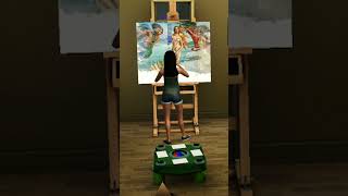 Una obra maestra  Los Sims 3 thesims shortvideo simsshorts gaming nacimientodevenus [upl. by Nalyak]