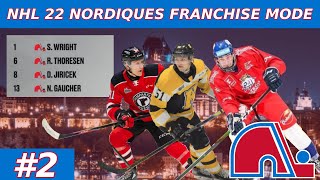 quotSTACKING THE PROSPECT POOLquot  2  NHL 22 Quebec Nordiques Franchise Mode [upl. by Enrol]