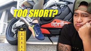 Short Rider Tips from a Short Sportbike Rider [upl. by Adriel]