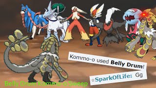 Pokémon Showdown Sweep  BELLY DRUM KOMMOO [upl. by Wivinah]