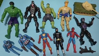 AVENGERS TOYSAction FiguresUnboxingCheap PriceIronman Hulk Thor Spiderman Venom Toy Review [upl. by Ute]