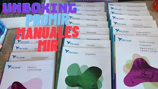 UNBOXING academia PROMIR ESPAÑA manuales en papel  MIR2022 [upl. by Lais394]