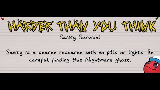 Sanity Survival do you have what it takes Tips and tricks to beat this weekly Phasmo challenge [upl. by Fitting]