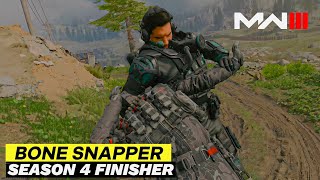 New OPERATOR Hammer Bone Snapper Finishing Moves  Modern Warfare 3 Season 4 Finishers [upl. by Ide]