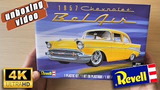 Unboxing video 57 Chevy bel air  Revell Model [upl. by Atiekan]