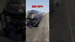 500 Mph Crash test  🤯gaming beamng [upl. by Fenella]