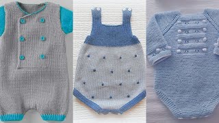 Knitting Baby Rompers  Baby Knits  Knitting Pattern  Easy Knitting Pattern  Baby Romper Patterns [upl. by Sherie305]