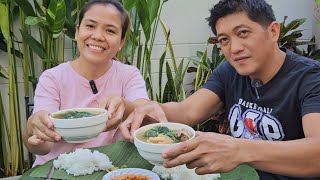 Cooking native tinola and mukbang with Kanayon [upl. by Garret359]