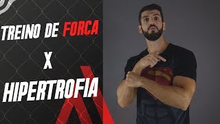 Treino de força X Hipertrofia  Fibra [upl. by Irrabaj]