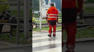 Bybanen ble truffet av en Campingvogn og sporet av train crash citytrain bergen July 25’ [upl. by Cathe807]