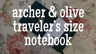 Archer and Olive Travelers Size Notebook  Perfect Bound Standard Size Notebook [upl. by Quennie]