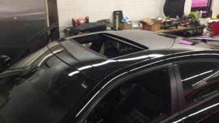 Power sun roof install in Dodge Charger [upl. by Hilario]