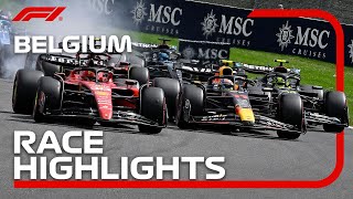 Mejores Momentos  Gran Premio de Bélgica 2023 [upl. by Ylimme725]