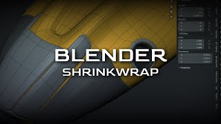 Blender  Shrinkwrap [upl. by Peppi827]