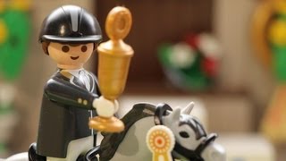 Playmobil Reiterhof Reittunier [upl. by Ahsinoj]