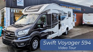 Swift Voyager 594 Motorhome  2024 Model  Video Tour [upl. by Truc]