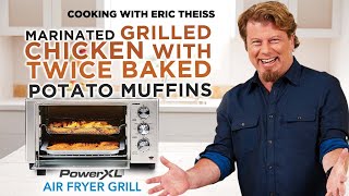 How to make Marinated Grilled Chicken Breast with Individual Twice Baked Potato Muffins [upl. by Blatman]