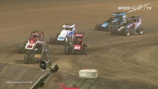 USAC “Indiana Midget Week” Highlights  Kokomo Speedway 6318 [upl. by Flavian]