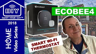 Ecobee4 Thermostat with Builtin Amazon Alexa [upl. by Eillas207]