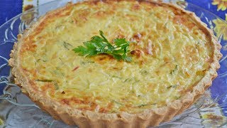 Receita de Quiche de alho poró  Mallu Hessel [upl. by Imac]