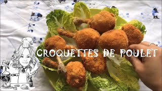 RECETTE DE CROQUETTES DE POULET [upl. by Hanikehs]