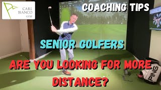 Senior Golfers  Are You Looking for More Distance [upl. by Ibloc64]