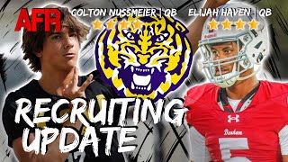 LSU Offers Two 27 QBs  Dave Portnoy Pursuing Bryce Underwood  LSU Tigers Recruiting News [upl. by Noived]