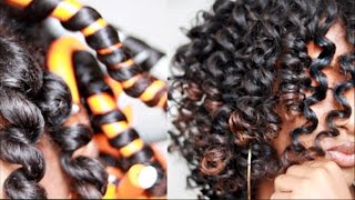 How To Perfect Flexi Rod Set on Natural Hair [upl. by Eecyal]