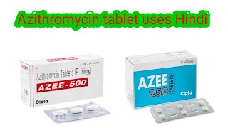 Azee tablet 500mg250mg Azithromycin [upl. by Notkcorb]