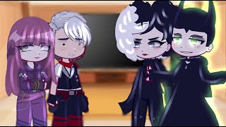 Descendants React To Maleficent  Cruella  Gacha React [upl. by Kussell]