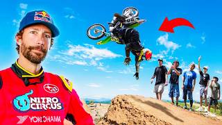 Beginners Try Backflipping Motorcycles With Travis Pastrana [upl. by Bunch]