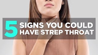 5 Signs You Could Have Strep Throat  Health [upl. by Naraa]