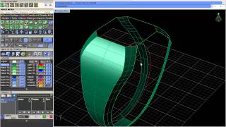 Matrix 3D  Making simple signet ring body [upl. by Nibram]