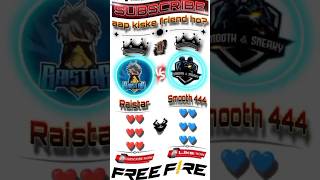 Raistar Vs smooth Free fire videos trending viralvideo shorts freefire raistar freefireshorts [upl. by Shivers]